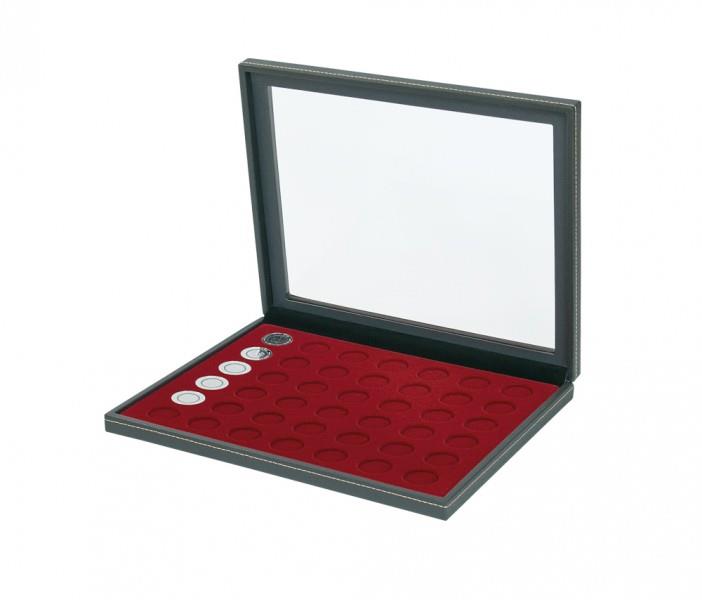 BOX PER MONETE - LEUCHTTURM: BOX PER MONETE XL 6 CASELLE QUADRATE 86 X 86 MM