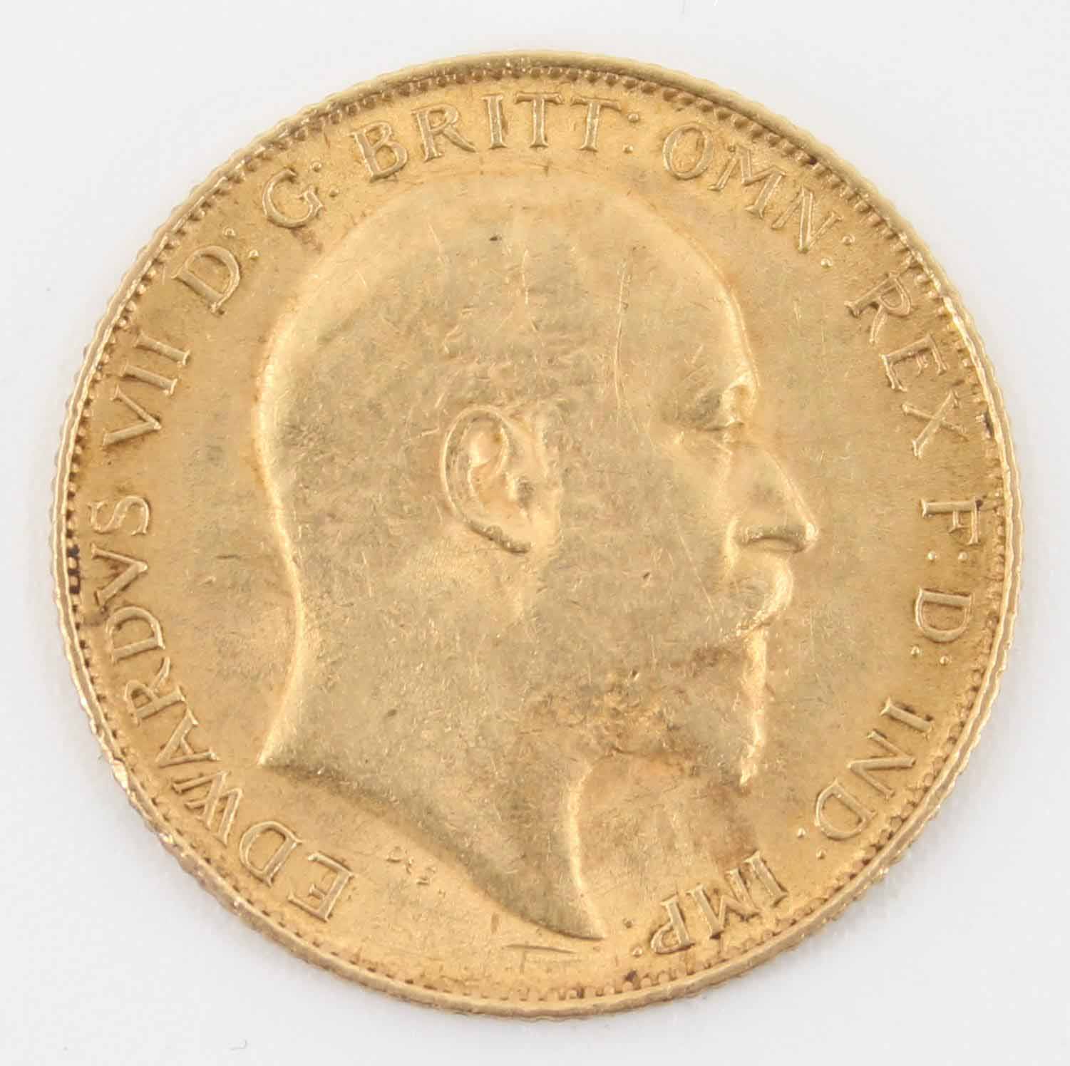 1910 King Edward VII Half-Sovereign