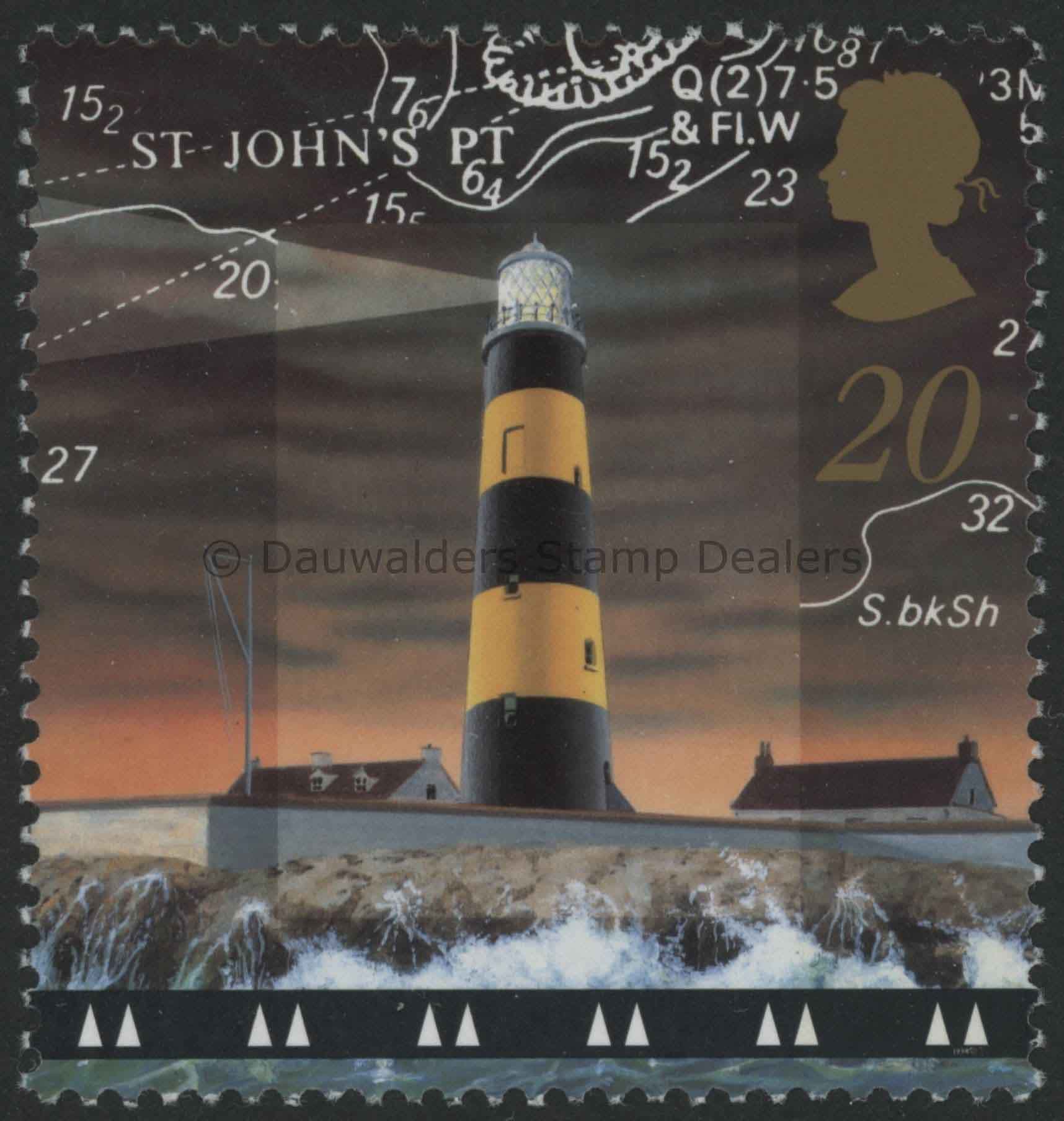 SG2034-2038 Set of 5 1998 Lighthouses