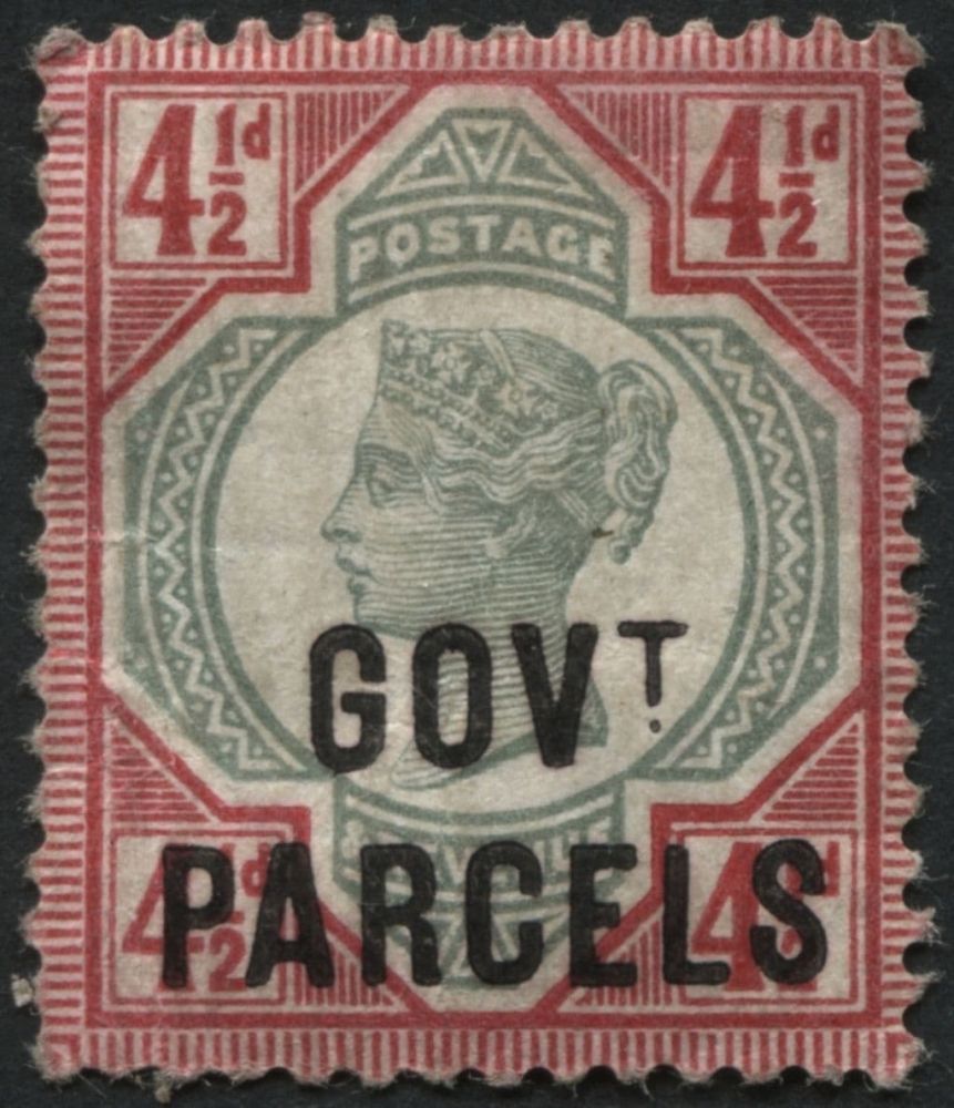 SGO66 Government Parcels 6d PurpleRose mint crease